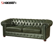 european style High Quality office furniture and home use S073 leather sofas sectional / living room sofa set designs